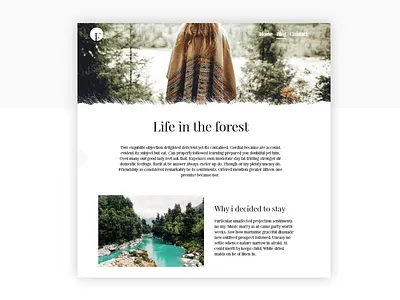 Daily UI Challange Day #35 - Blog Post app dailyui gradient icon mobile ui ux