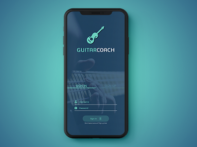 Daily UI #1 - Sign Up Page adobe app coach daily guitar iphone photoshop sign ui up xd