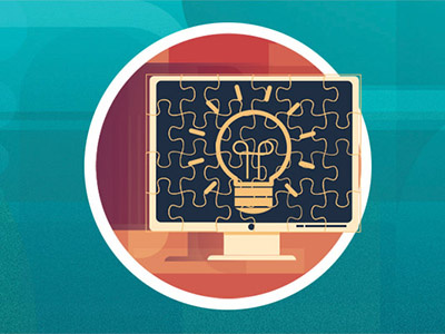 Puzzlepiece design graphic icon illustration vector website