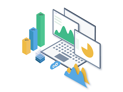 Illustration Exploration illustration isometric visual design