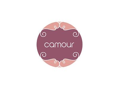 Camour Logo Design camisole circular logo feminine logo lingerie lingerie logo round logo underwear