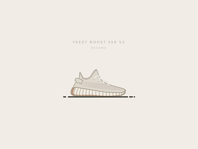 Yeezy Boost 350 V2 Sesame illustration sesame yeezy