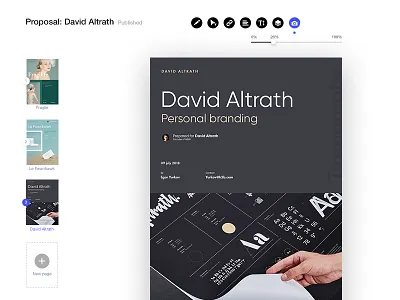 Sigma — proposals for designers [Day 4] 30 days challenge creative dashboard impress it product product design proposal generator proposals sigma ui ux