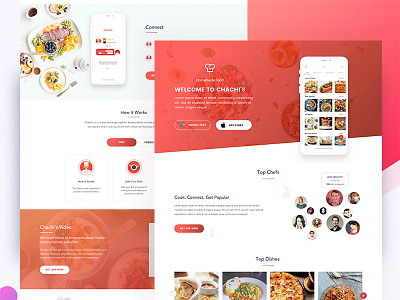 Restaurant landing Page cart cuisine faish food home landing menu page restaurant template