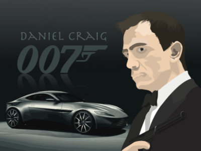 007 Actors illustration Series