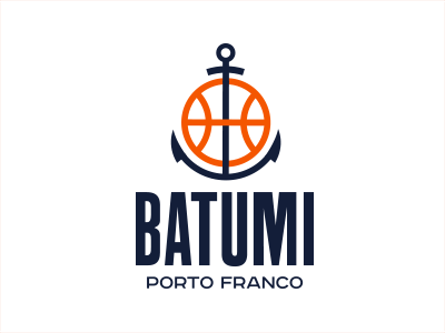 Batumi Porto Franco - concept anchor ball basketball batumi logo sport