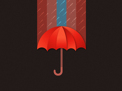 Umbrella Illustration illustration illustrator rain umbrella