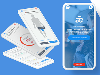 Health app doctor health healthcare hospital interface ios iphone medical mobile ui ux