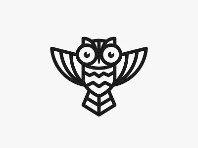 Owl Logo animal bird branding line logo logotype mark owl symbol лого логотип