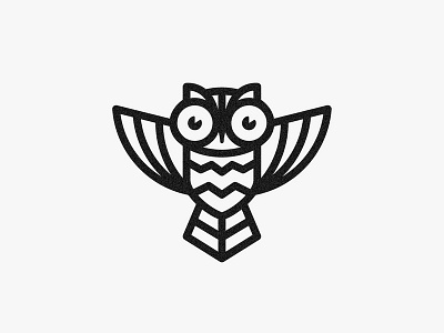 Owl Logo animal bird branding line logo logotype mark owl symbol лого логотип