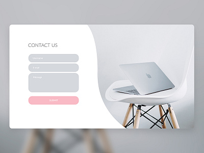 Daily UI challenge #028 - Contact Us contact form daily ui minimalism ui challenge ui design user interface web design webpage website