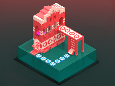 Candy Shop candy game design illustration magicavoxel shop