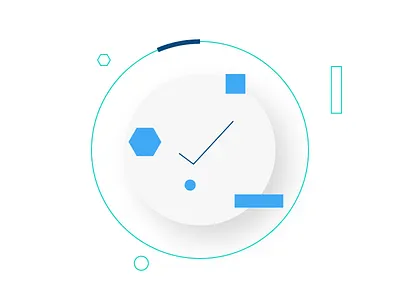 Check n 2 check drop shadow financial fintech identification minimal shapes startup validation verification white