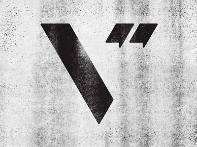 A Voice For The Innocent branding icon logo v xerox
