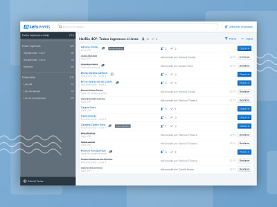 Lets.events check-in flow - Desktop version checkin desktop event management