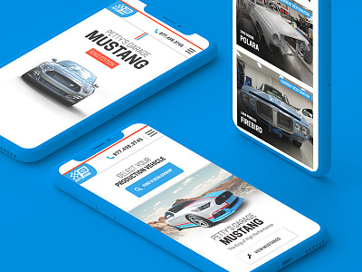 Petty's Garage garage mobile nascar pettys race car richard petty ui ux web