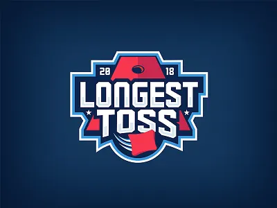 Cornhole Competition Logo badge bag competition cornhole emblem game logo sports tailgate