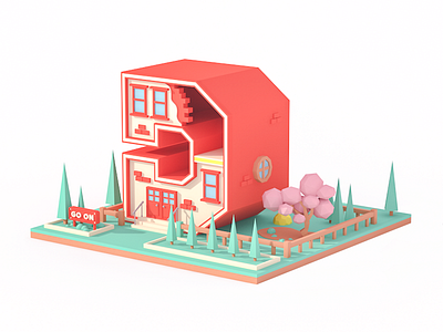 36 Days D 3d c4d cinema4d design illustration render