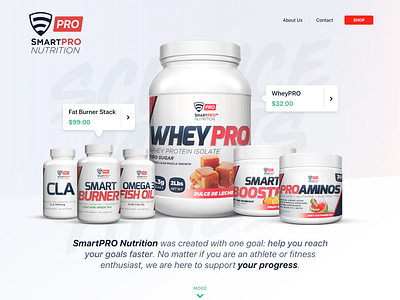 SmartPRO Nutrition css html ux web design woocommerce wordpress