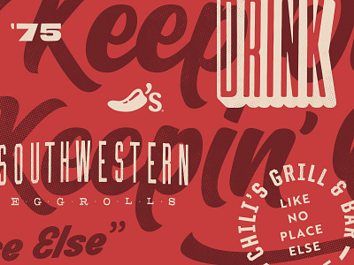 Type Exploration I chilis overlay typography