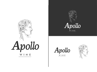 "Apollo" brand concept brand branding concept graphic greek ilustration logo wine