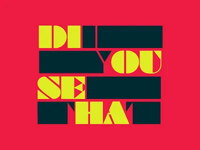 "Did You See That?!" Logo Concept brand identity branding fandom pop culture pop culture show