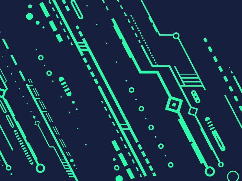 Organic Circuitry board circle circuit dot gif green line navy neon organic ornamentation pattern scroll vector