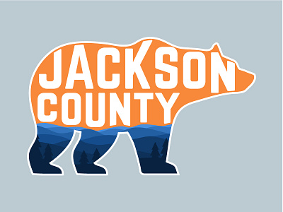 Bear Sticker adventure animal bear county jackson county landscape mountain north carolina outdoor sticker