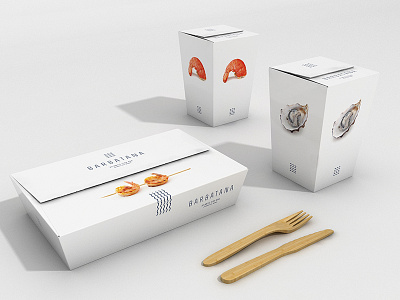 Barbatana Atlantic Fish Bar by Porto de Santa Maria branding stationary