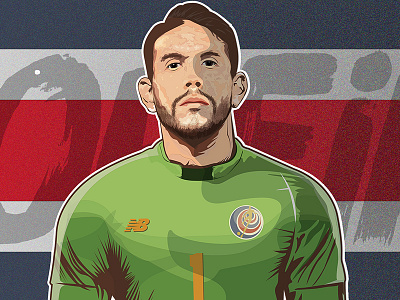 MIFA Illustration: Leonel Moreira (Costa Rica) costarica fifa fifaworldcup football fútbol illustration losticos mifa moreira russia worldcup2018 worldcuprussia