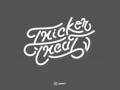 Trick or treat 👻🎃👻 branding halloween horror lettering ligature logo script type typography