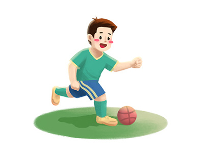 Dribbble football play