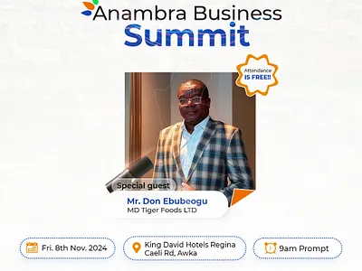 Anambra Business Summit Flyer
