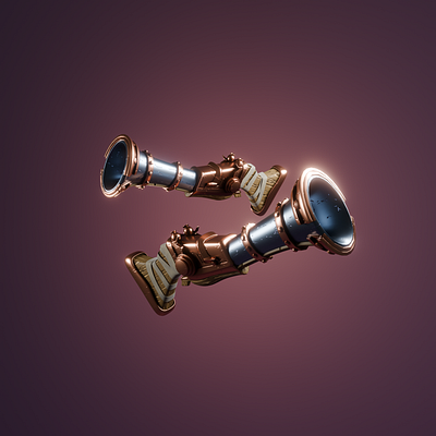 Stylized Gun 3d blender design game gun illustration stylized weapon