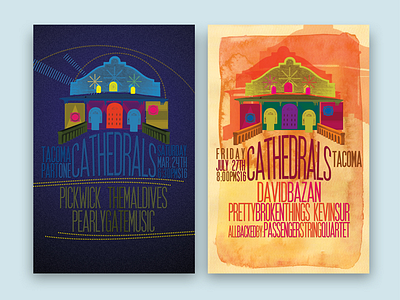 Cathedrals Concert Series #1 & #2 cathedrals david bazan kevin sur passenger string quartet pearly gate music pickwick pretty broken things the maldives