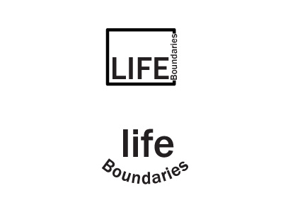 Life Boundaries Logo icon lifeboundaries logo logoclub logoinspiration logotype