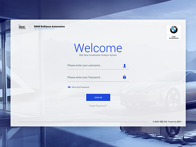 Login ui web