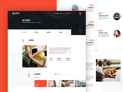 Project_KP Details chinese design details layout red ui ux web