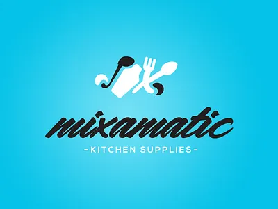 Mixamatic Logo beverage cocktail cooking food kitchen supplies mix