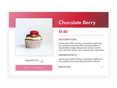 #12 E-commerce Item - Daily UI Challenge checkout cupcake daily daily ui challenge e commerce food shopping ui