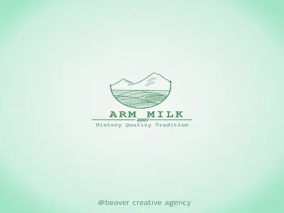 Logo Design for Dairy Production abstract branding concept design icon logo logo design minimalism