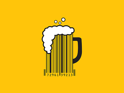 Does everybody know your name? animation barcode beer brand brew creative music suds yellow