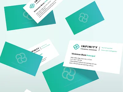 Infinity Financial Coaching - Identity branding cards creative graphicdesign ibay identity logo marketing