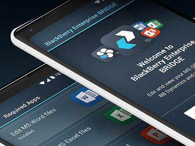 BlackBerry BRIDGE app icon ios ui ux