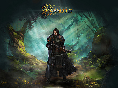 Assassin background game artwork game characters game screen game ui splash screen