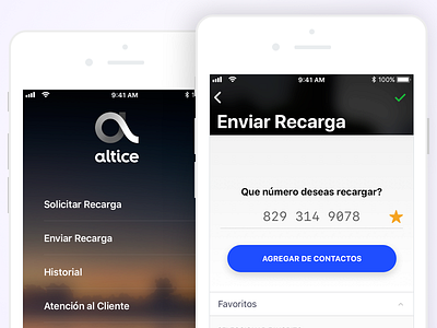 International Recharge 2/2 ios design ui design ux design