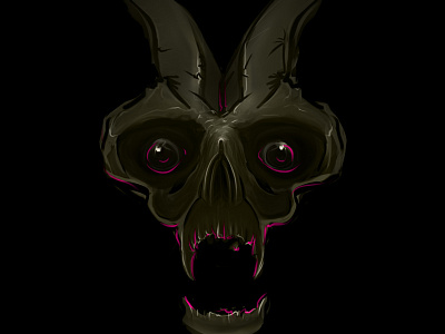 Skull art digitalpainting photoshop sketch wip