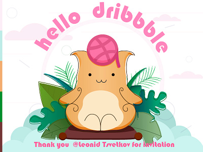 hello dribbble hellodribbble illustration