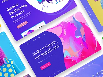 Freebie | Header Collections bitcoin blockchain colorful cryptocurrency free header ico mining uiux website