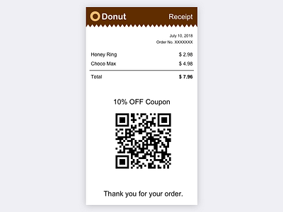 Daily UI #017 Email Receipt dailyui dailyui017 email ui